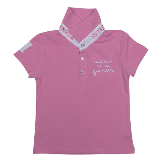 Polo Interdit De Me Gronder Lili Rose - L'Atelier Des Tout-Petits