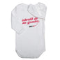 Body Bébé Interdit De Me Gronder Little Pretty blanc Logo rouge - L'Atelier Des Tout-Petits