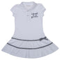 Robe fille Interdit de me gronder  Mademoiselle (blanc) - L'Atelier Des Tout-Petits