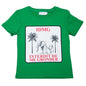 T-shirt Interdit De Me Gronder Olala vert - L'Atelier Des Tout-Petits