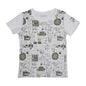 T-shirt Interdit De Me Gronder Pirate écru - L'Atelier Des Tout-Petits