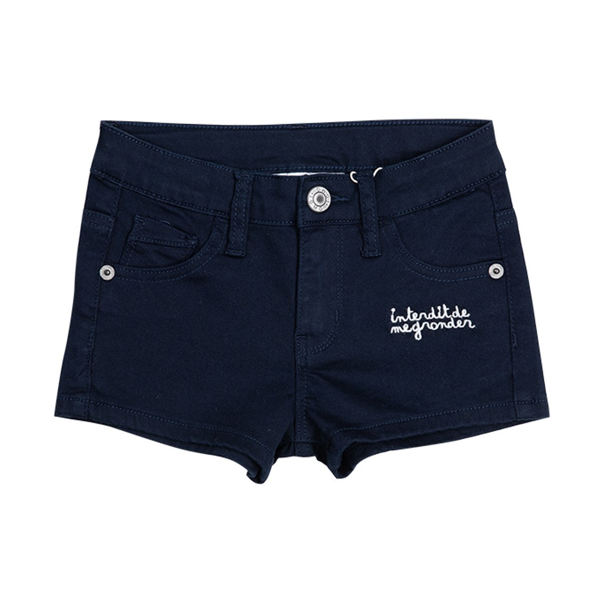 Short Interdit De Me Gronder Sunita Marine - L'Atelier Des Tout-Petits